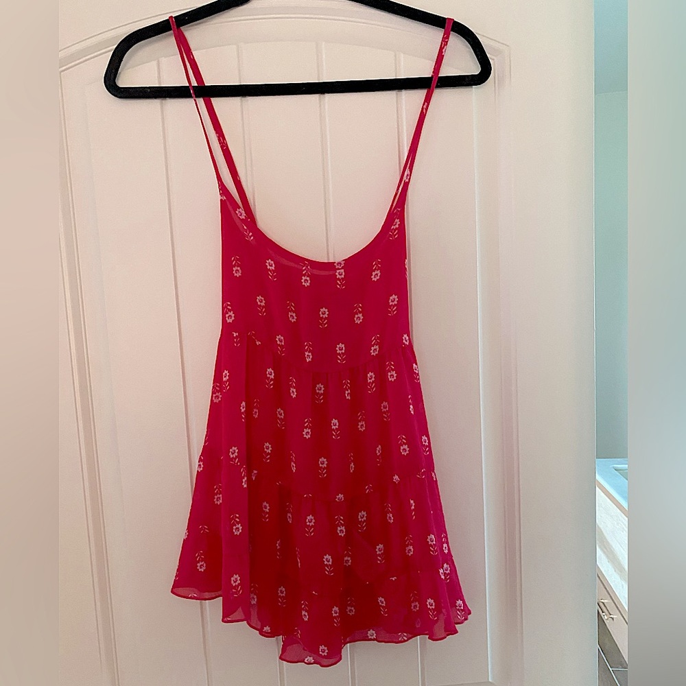 Abercrombie and Fitch Pink Floral Top
